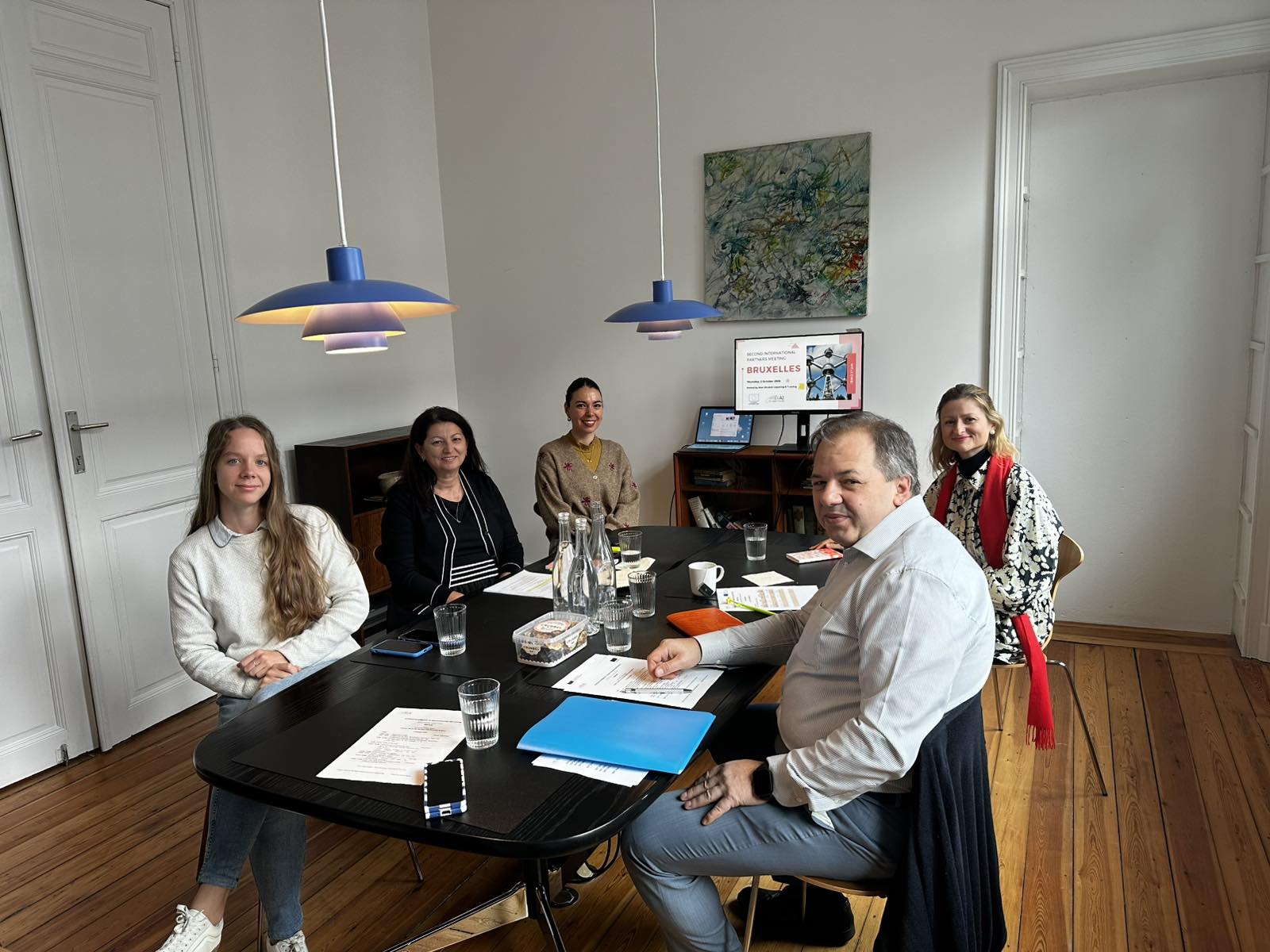 В Брюксел се проведе партньорска среща по проект AI in Mentoring